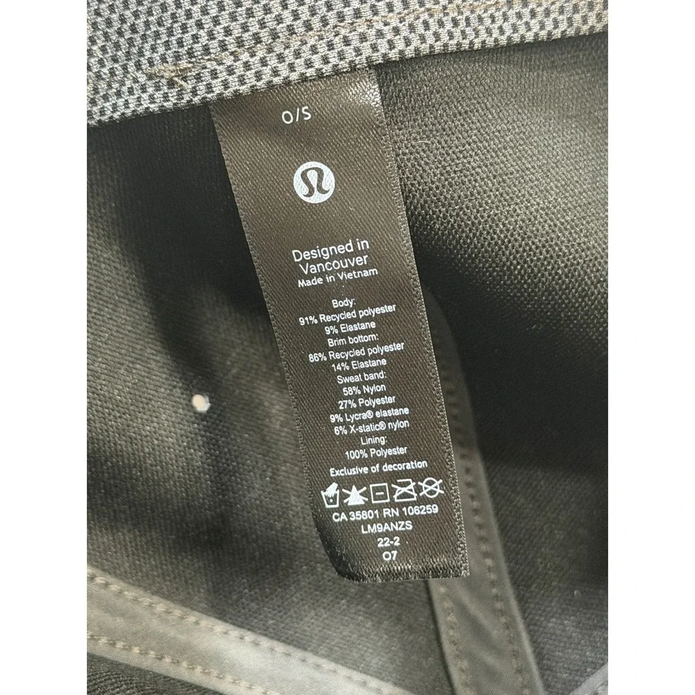 Lululemon Fast‎ and Free Running Hat Unisex OS Gray Acid Wash Adjustable Cap
